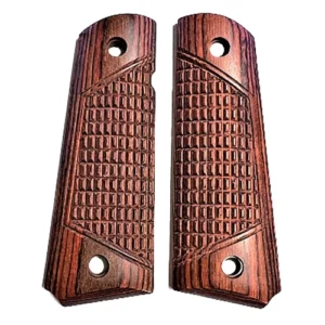 1911 Rosewood Grips Full Size Combat