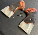 Colt Python 2020 Grips – Rosewood Dymond Wood Pearl Accent Side View