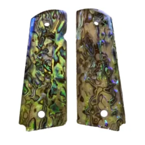 1911 Colt & Clones CUSTOM GUN GRIPS Full size Abalone Mother of Pearl
