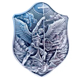 Colt 1911 Grips Archangel St Michael Shield Full Size