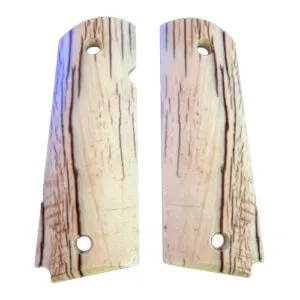 1911 Colt & Clones CUSTOM GUN GRIPS Slim Line Full size faux Ivory