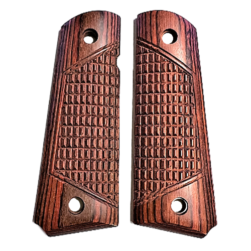 1911 Apocalypse Skull Grips – Pewter Finish Solid Aluminum For Colt & Rock Island