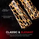 Pair of full size 1911 grips in faux leopard skin design