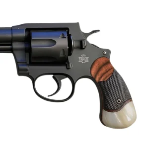 Rock Island M206 and M200 rosewood checkered pearl revolver grips