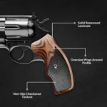 Rock Island M206 rosewood grips