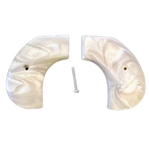 Ruger Birdshead fire white pearl grips