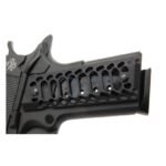 1911 G10 Cobra skeletonized gun grips with black insert
