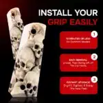 1911-Grips-Skulls-Print-on-Wood