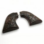 Classic rosewood grips for Heritage Arms Rough Rider revolver
