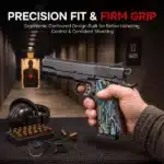 Full size 1911 UV printed grips with HD Paua abalone imaging