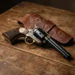 Heritage Arms Rough Rider grips checkered rosewood US gold medallion