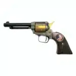Heritage Arms Rough Rider revolver with rosewood US flag medallion grips installed