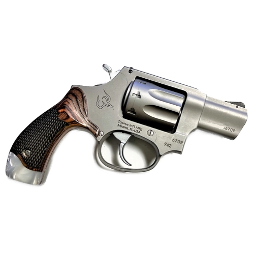 Rosewood Pearl Grips Installed on Taurus 856 Series .38 Revolver