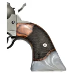 Rosewood White Pearl Grips Installed on Ruger Wrangler 6-Shot
