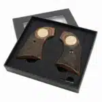 Heritage Arms Rough Rider grips checkered rosewood US gold medallion