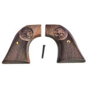 Ruger Wrangler Super .22 Buffalo Nickel checker grips