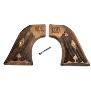 Ruger Wrangler Super .22 walnut checkered grips USA embossed