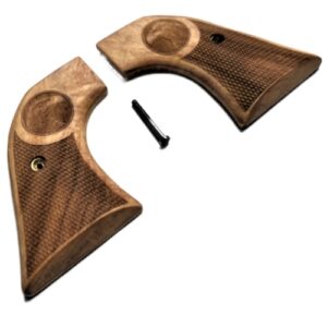-Ruger Wrangler Super walnut American Eagle carved grips