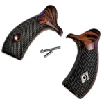 Wooden replacement grips for Taurus 605 and 856 series