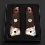 1911 Checkered Wood Grips