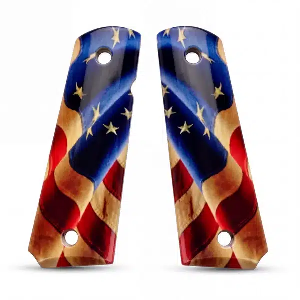 1911 Full Size Wood Grips 3D Betsy Ross
