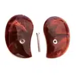 Bond Arms grips in red pearl acrylic for derringer replacement panels