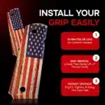 US flag UV printed laminate grips for Colt 1911 Government and clones