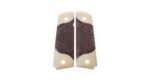 1911 Full Size Carved Rosewood Gun Grips with Ivory Accents