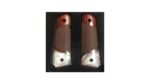 1911 full size checkered rosewood gun grips with acrylic pearl accent
