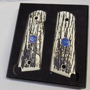 FAUX MAMMOTH “Crackles” Bark for Full Size Government and Clones with Blue Colt Medallion.