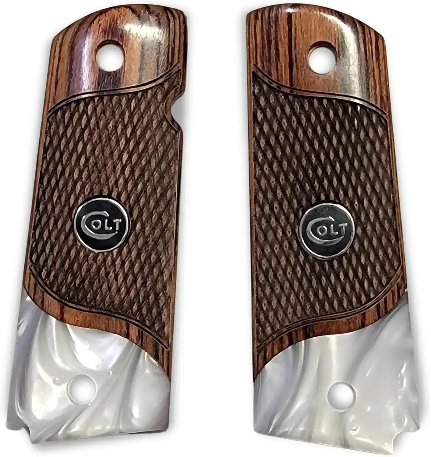 Black Colt 1911 Grips