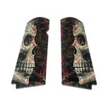 1911 Full-size ABS grips with Side Profile of a Skull Printed Image