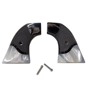 Pietta 1873 “Gentleman” Black Rosewood with White Pearl Acrylic Accent Grips