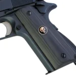 1911 Full Size Black Punisher Grips installed on Colt Government Model 1911 pistol