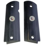 1911 full size black rosewood grips with Texas Star