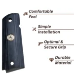 1911 government grips black rosewood