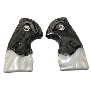Colt Python Black
Rosewood Grips Pearl Acrylic White Medallion Silver COLT Letters