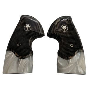 Colt Python Black
Rosewood Grips Pearl Acrylic Black Punisher Medallion