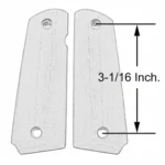 Black walnut 1911 full size grip panels Government model
