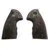 Colt Python Carved Grips – Black Rosewood with Scrollwork, Scales and Black Colt Medallion