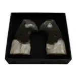 Colt Python wood grips in display gift box with rosewood panels, pearl inlay