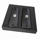 double diamond checkered 1911 black walnut grips