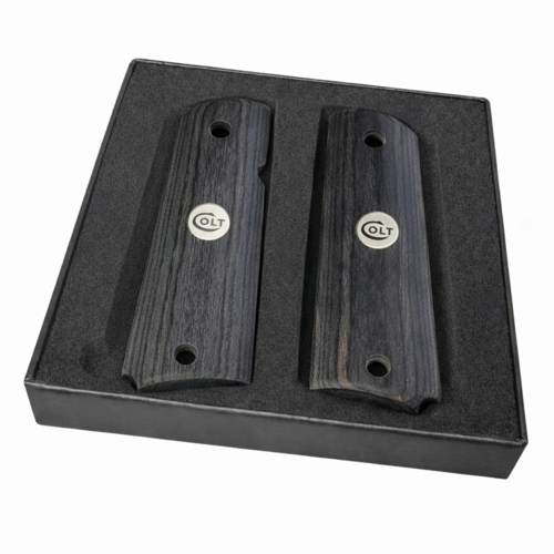 double diamond checkered 1911 black walnut grips