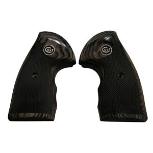 Colt Python Black Rosewood
Grips Black Medallion with Silver COLT Letters