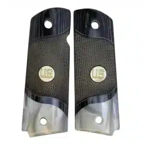 Black wood 1911 grips