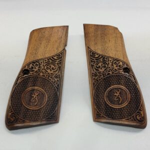 Browning High-Power
Walnut Grips with Circle Checkered and Scroll Pattern for High-Power & MC
P35 Frames