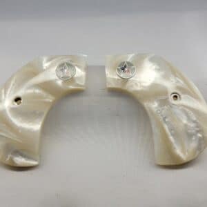 Ruger Wrangler
  Birdshead Grips in White Pearl Acrylic with Texas Star Medallion