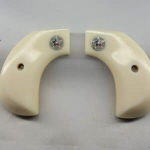 Ruger Wrangler
  Birdshead Grips in Faux Ivory Acrylic with Texas Star Medallion