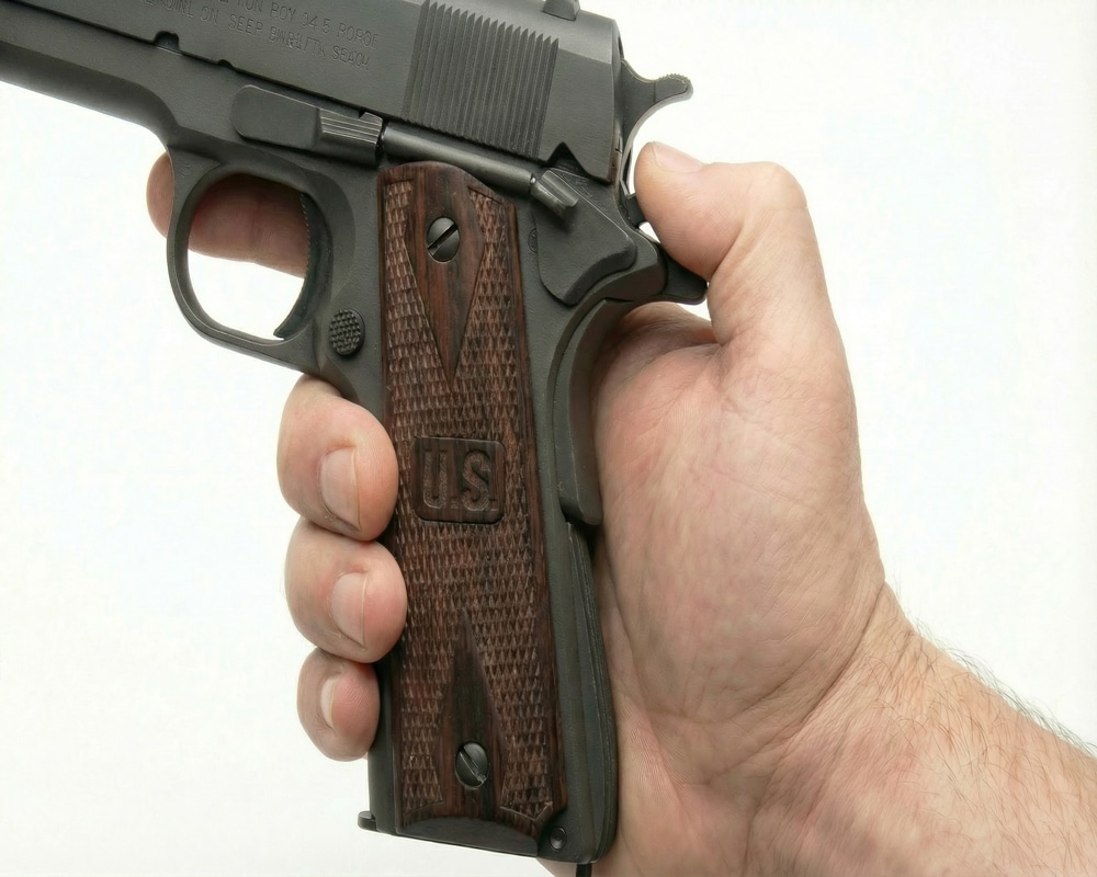 How to Hold a 1911 Step 4