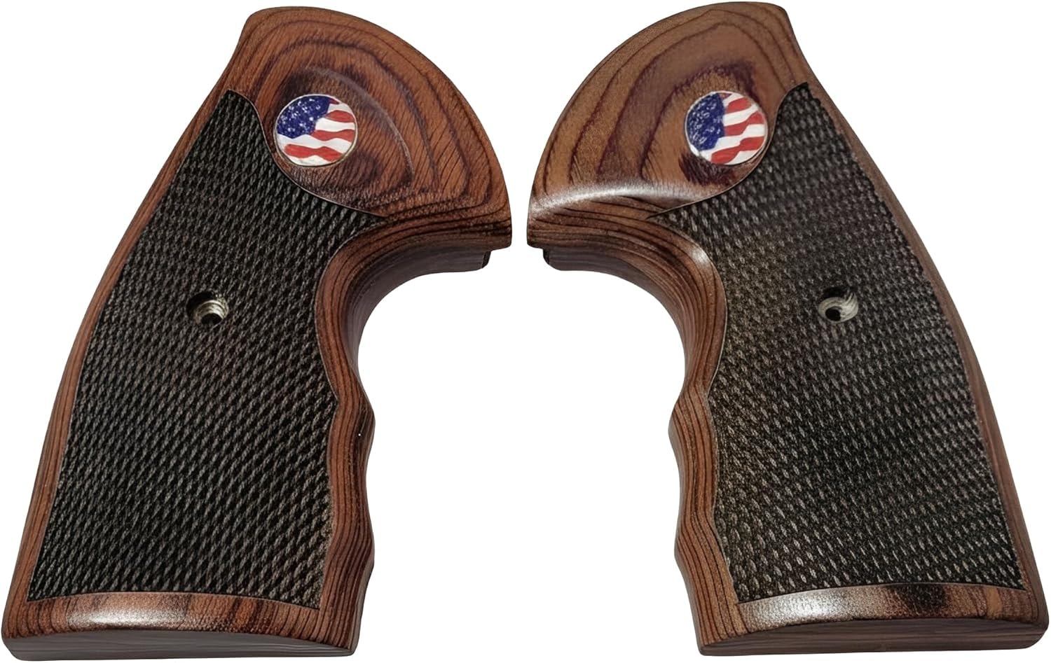Colt Python Rosewood Flag Grips